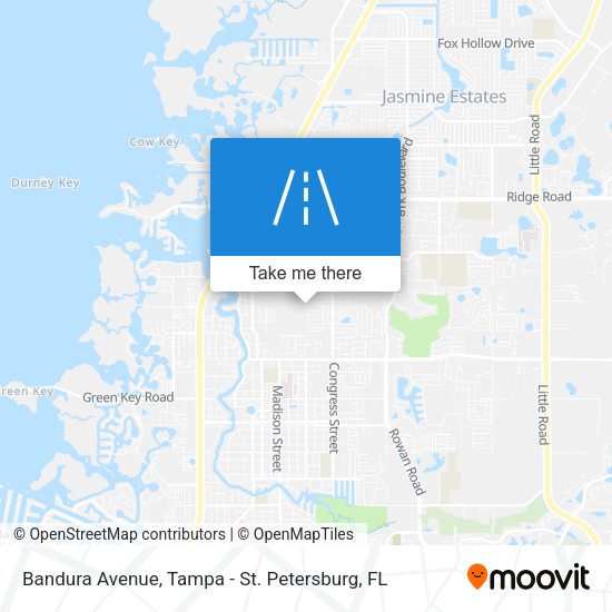Mapa de Bandura Avenue