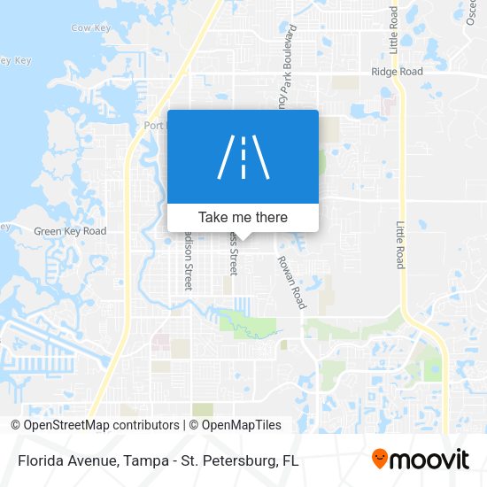 Florida Avenue map
