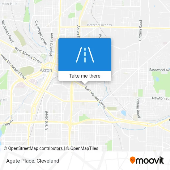 Agate Place map