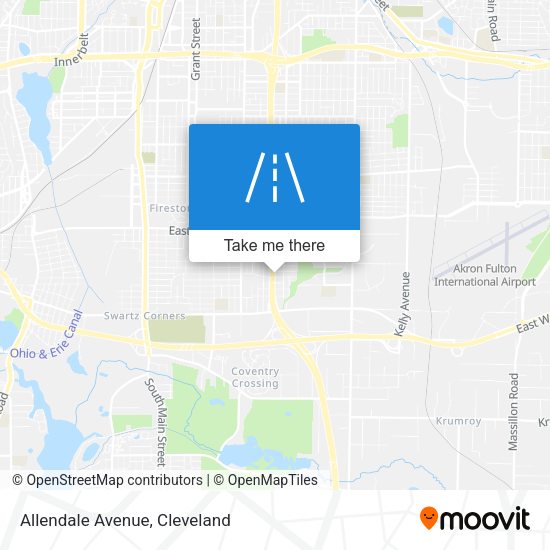 Mapa de Allendale Avenue