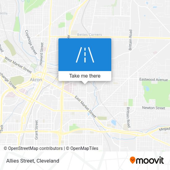 Mapa de Allies Street