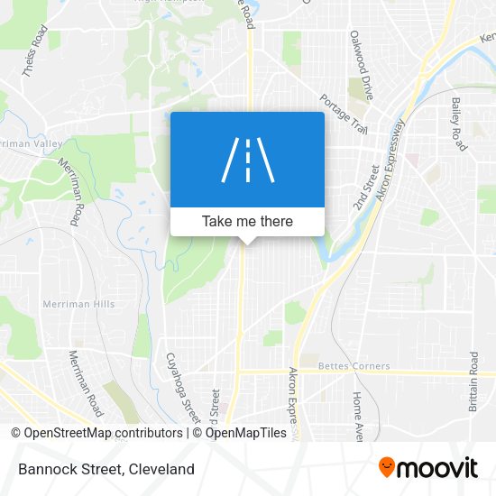Mapa de Bannock Street