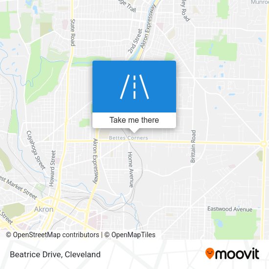 Mapa de Beatrice Drive