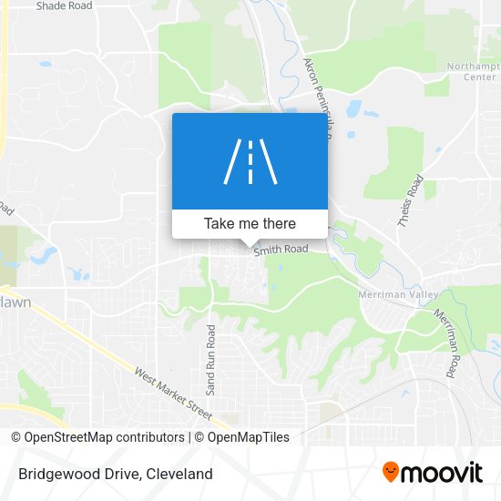 Bridgewood Drive map