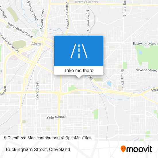 Mapa de Buckingham Street