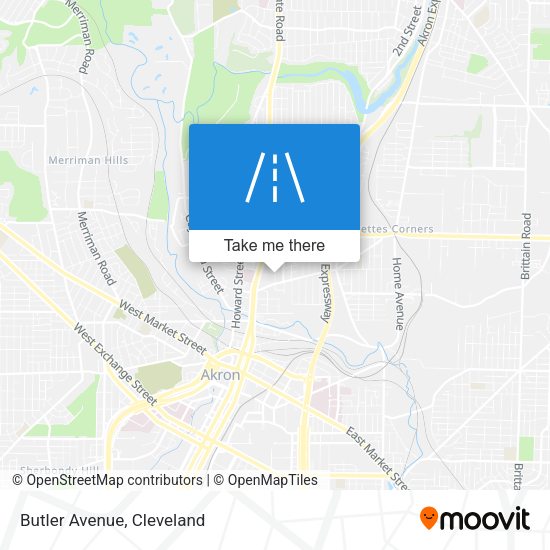 Mapa de Butler Avenue
