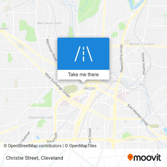 Christie Street map