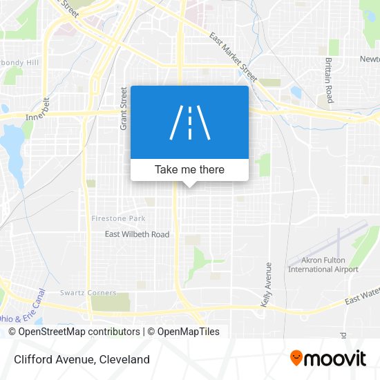 Mapa de Clifford Avenue