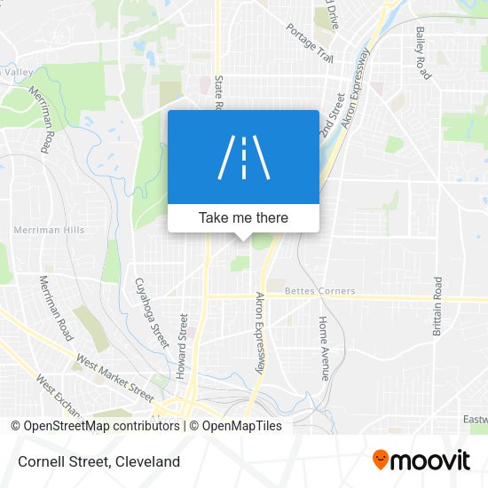 Mapa de Cornell Street