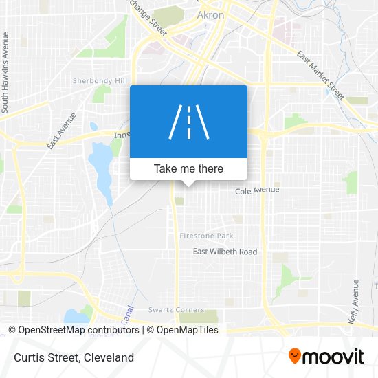 Mapa de Curtis Street