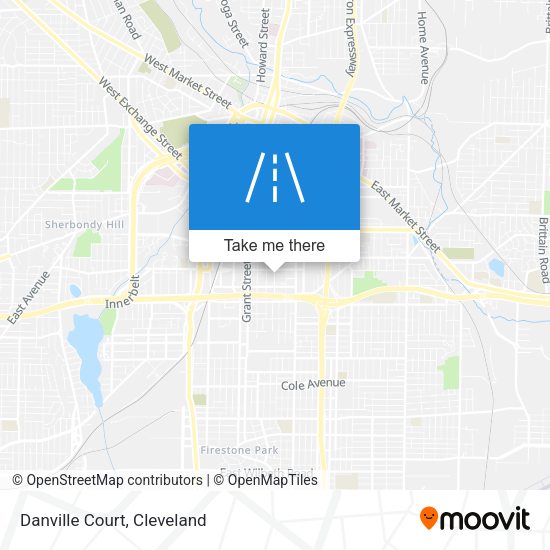 Mapa de Danville Court