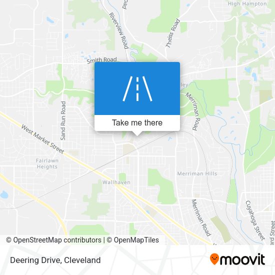 Mapa de Deering Drive