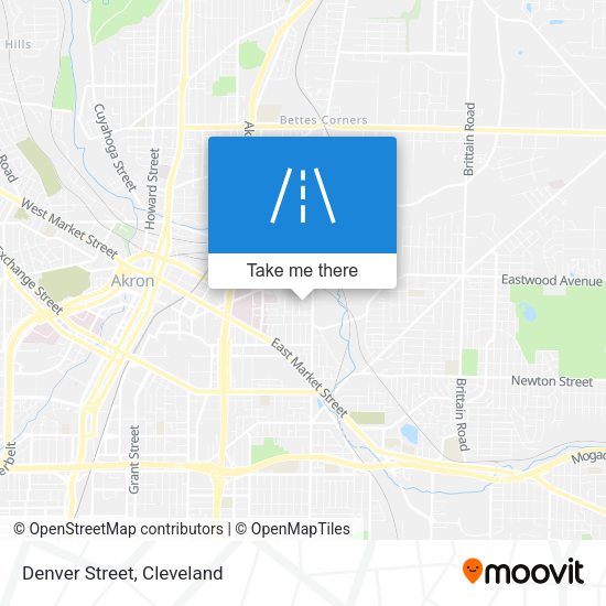 Mapa de Denver Street