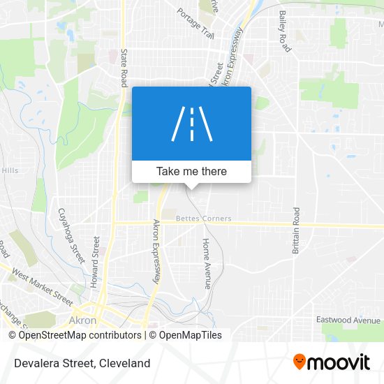 Mapa de Devalera Street