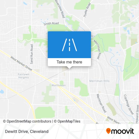 Mapa de Dewitt Drive