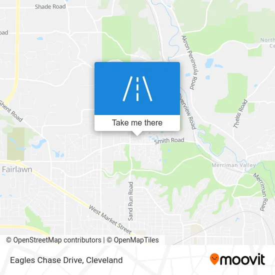 Eagles Chase Drive map