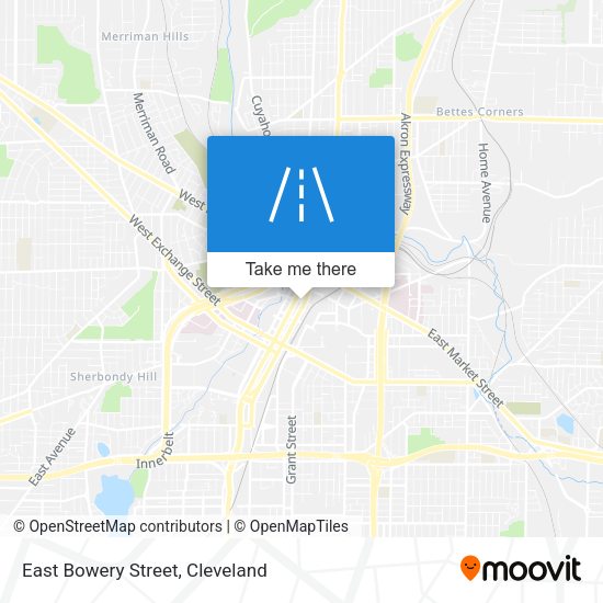 East Bowery Street map