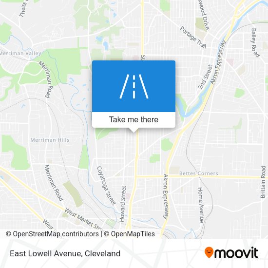 East Lowell Avenue map
