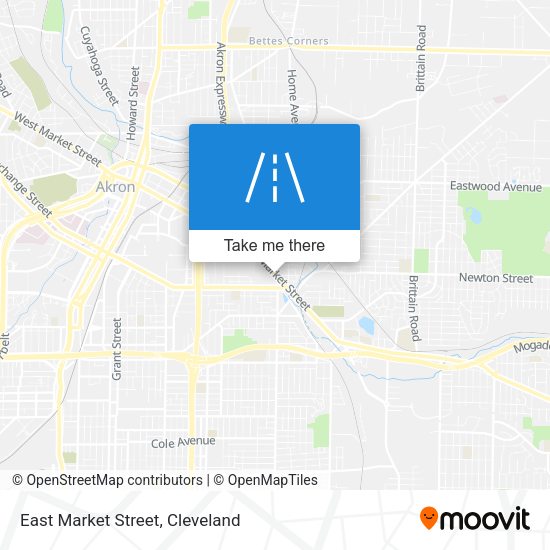 East Market Street map