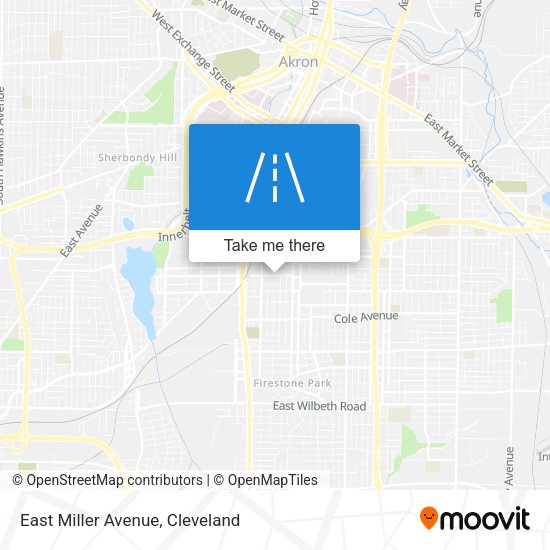 Mapa de East Miller Avenue