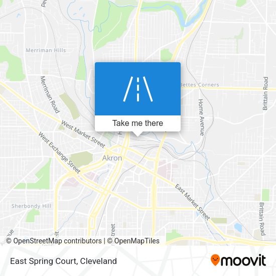 East Spring Court map