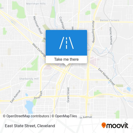 East State Street map