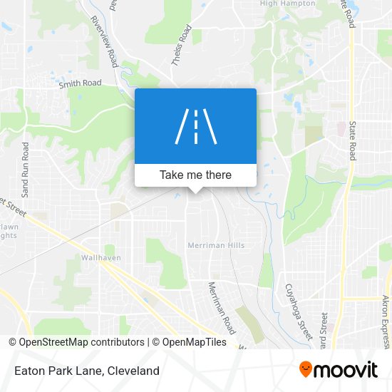 Eaton Park Lane map