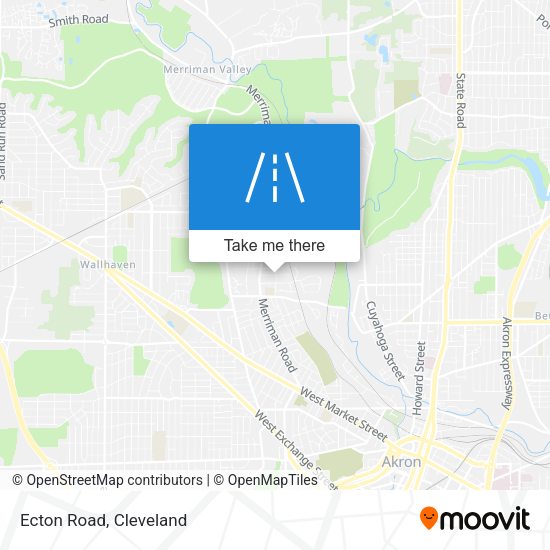 Mapa de Ecton Road
