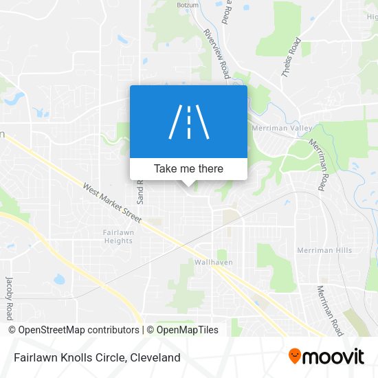 Fairlawn Knolls Circle map