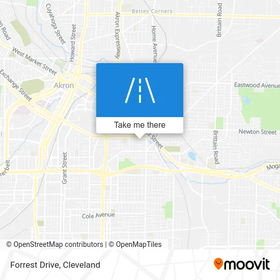 Forrest Drive map