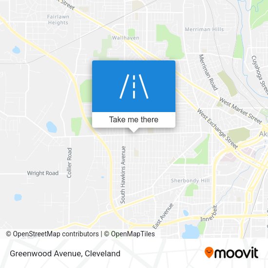 Mapa de Greenwood Avenue