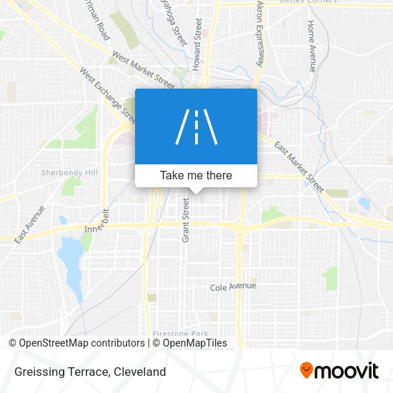 Mapa de Greissing Terrace