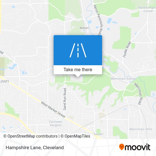 Mapa de Hampshire Lane