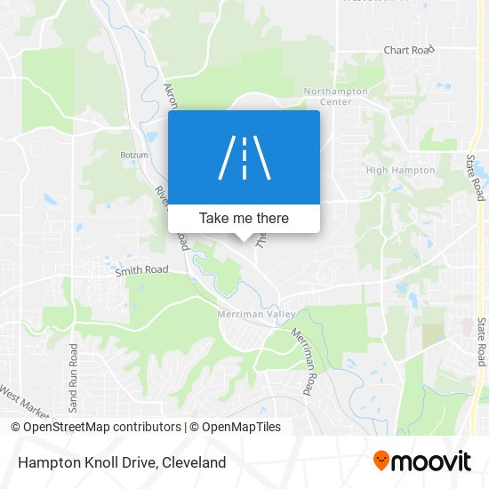 Mapa de Hampton Knoll Drive