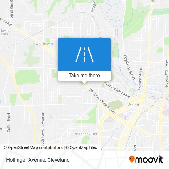 Hollinger Avenue map