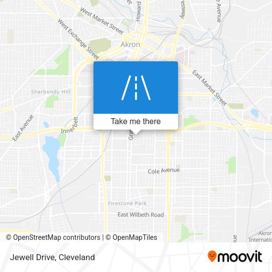 Jewell Drive map