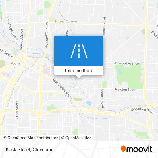 Mapa de Keck Street