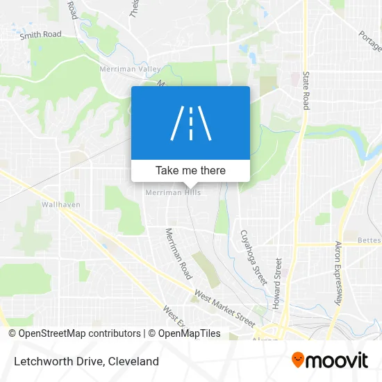 Letchworth Drive map