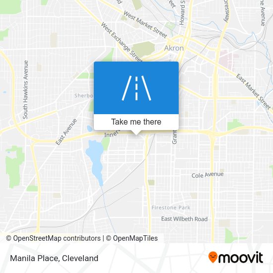 Mapa de Manila Place