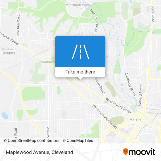 Maplewood Avenue map