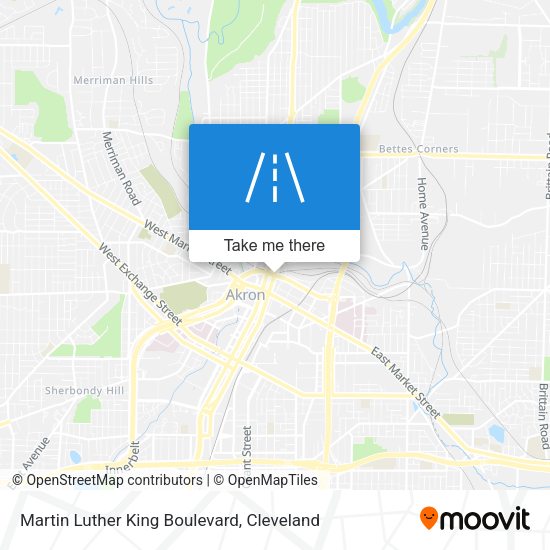 Mapa de Martin Luther King Boulevard