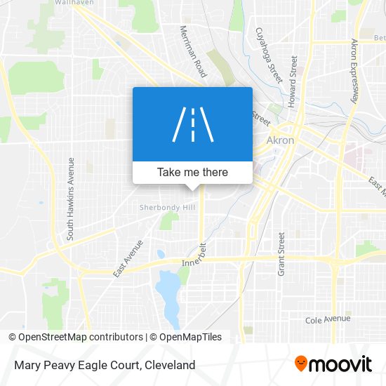 Mapa de Mary Peavy Eagle Court