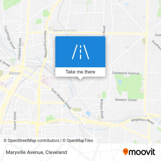 Maryville Avenue map