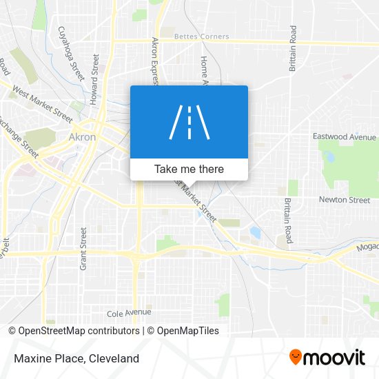 Maxine Place map