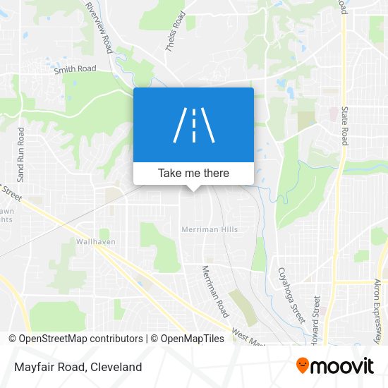 Mapa de Mayfair Road