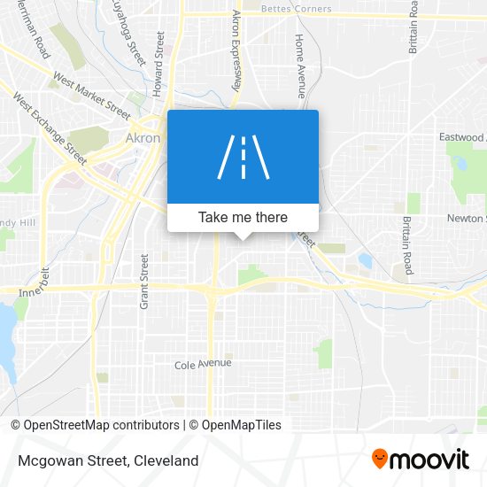 Mapa de Mcgowan Street