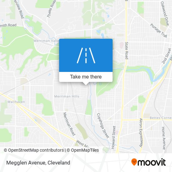 Mapa de Megglen Avenue