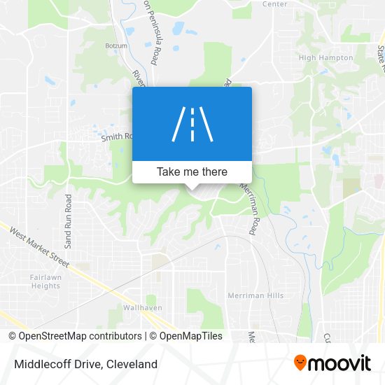 Middlecoff Drive map