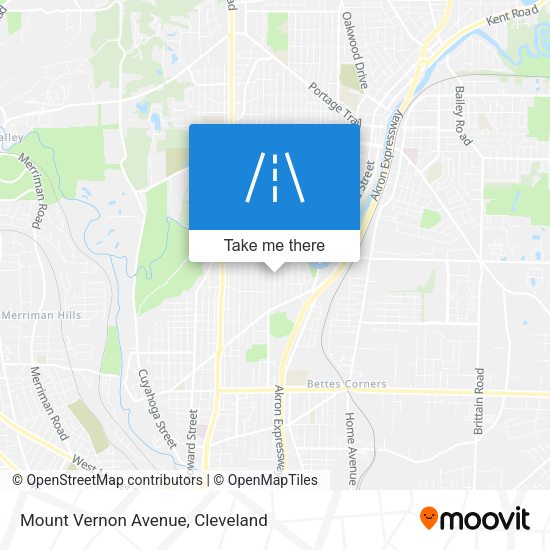 Mapa de Mount Vernon Avenue