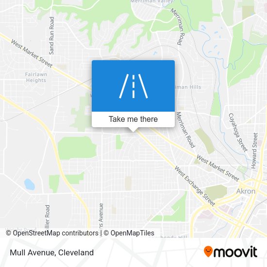 Mapa de Mull Avenue
